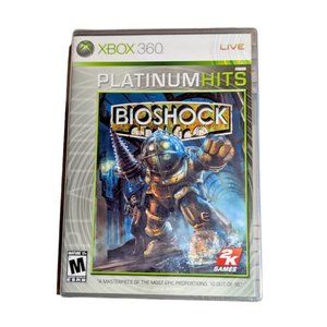 Bioshock Xbox 360 2000s Vid Game Platinum Hits Edition 2007 2K Games New Sealed